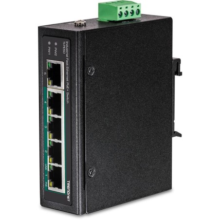 TRENDnet 5-Port Industrial Fast Ethernet Switch - Reliable, High-Performance Networking Solution (Model: TI-PE50)